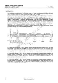 S-24CS08AFT-TB-1G Datasheet Page 14