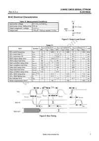 S-24CS64A0I-J8T1G Datasheet Page 7