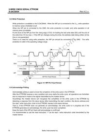 S-24CS64A0I-J8T1G Datasheet Page 14