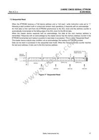 S-24CS64A0I-J8T1G Datasheet Page 17