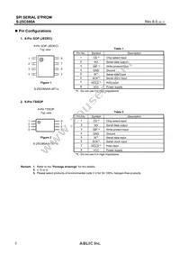 S-25C080A0I-J8T1G Datasheet Page 2