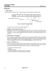 S-25C160A0I-T8T1U3 Datasheet Page 12