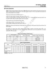 S-25C160A0I-T8T1U3 Datasheet Page 21