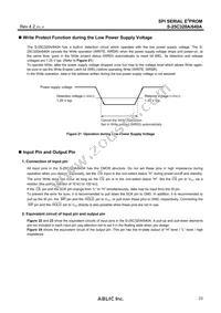 S-25C640A0I-T8T1U3 Datasheet Page 23