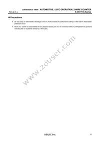 S-35770E01I-K8T2U Datasheet Page 21