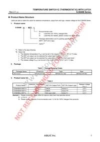 S-5840BAN-M5T1U Datasheet Page 3