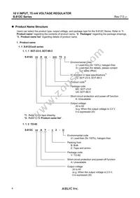 S-812C60BPI-C5OTFG Datasheet Page 4