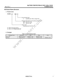 S-8200ACW-M6T1U Datasheet Page 3
