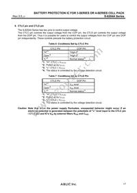 S-8204AAK-TCT1U Datasheet Page 17