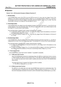 S-8204BBV-TCT1U Datasheet Page 15