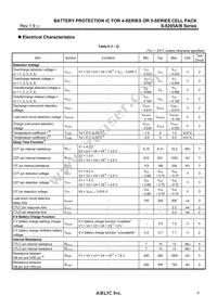 S-8205BAQ-TCT1U Datasheet Page 9