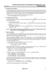 S-8205BAQ-TCT1U Datasheet Page 17