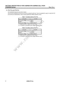 S-8205BAQ-TCT1U Datasheet Page 18