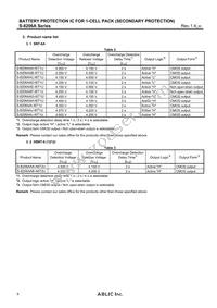 S-8206AAI-I6T1U Datasheet Page 6
