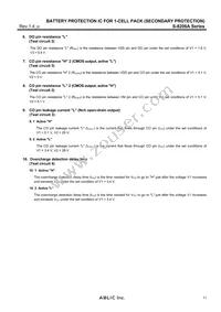 S-8206AAI-I6T1U Datasheet Page 11
