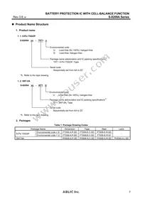 S-8209AAO-T8T1S Datasheet Page 3