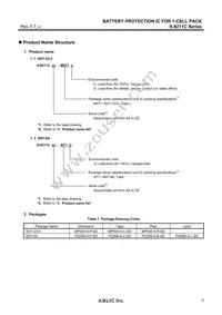 S-8211CAM-M5T1G Datasheet Page 3