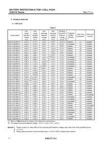S-8211CAM-M5T1G Datasheet Page 4