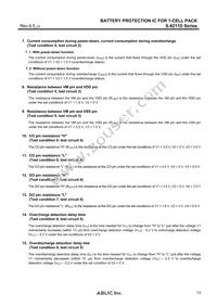 S-8211DBH-M5T1U Datasheet Page 13