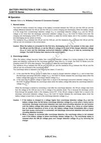 S-8211DBH-M5T1U Datasheet Page 16