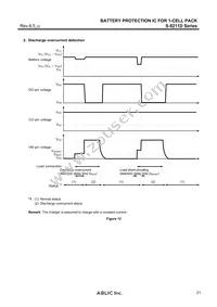 S-8211DBH-M5T1U Datasheet Page 21