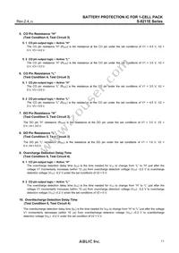 S-8211EAO-M5T1U Datasheet Page 11