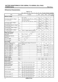 S-8225AAH-TCT1U Datasheet Page 6