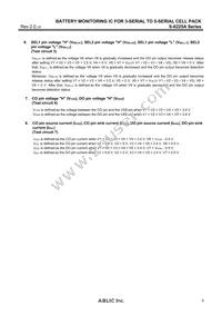 S-8225AAH-TCT1U Datasheet Page 9