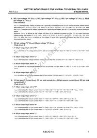 S-8225BAG-TCT1U Datasheet Page 9