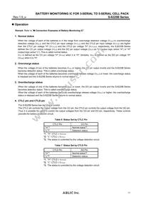 S-8225BAG-TCT1U Datasheet Page 11