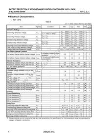 S-8230BAF-I6T1U Datasheet Page 8