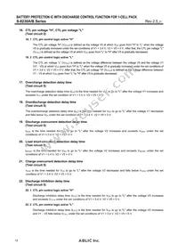S-8230BAF-I6T1U Datasheet Page 12