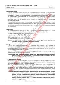 S-8233ADFT-TB-U Datasheet Page 14