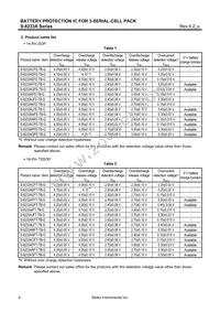 S-8233ANFT-TB-G Datasheet Page 4