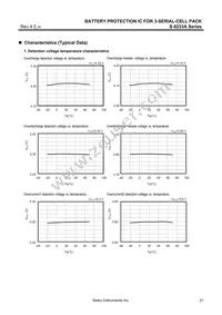 S-8233ANFT-TB-G Datasheet Page 21