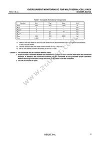 S-8239AAL-M6T1U Datasheet Page 21