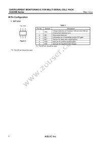 S-8239BAA-M6T1U Datasheet Page 4