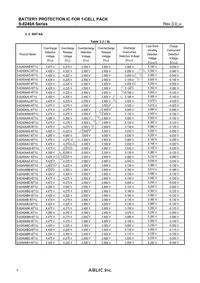 S-8240AAP-I6T1U Datasheet Page 4