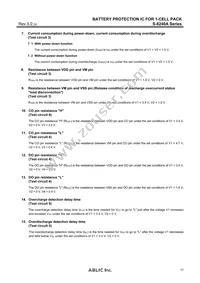 S-8240AAP-I6T1U Datasheet Page 17