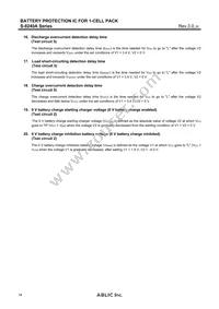 S-8240AAP-I6T1U Datasheet Page 18