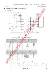 S-8243BAFFT-TB-G Datasheet Page 23