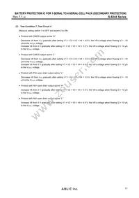 S-8244ABKFN-CFKT2S Datasheet Page 11