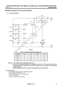S-8244ABKFN-CFKT2S Datasheet Page 15