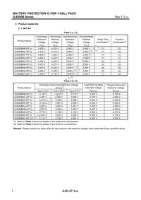 S-8250BAU-I6T1U Datasheet Page 4