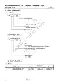 S-8253DAK-T8T1S Datasheet Page 4