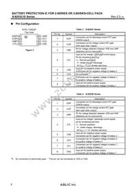 S-8253DAK-T8T1S Datasheet Page 6