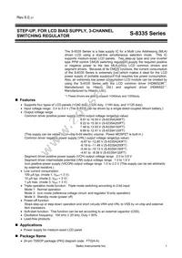 S-8335A240FT-TB-G Datasheet Cover