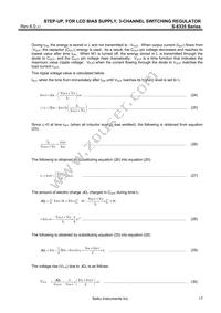 S-8335A240FT-TB-G Datasheet Page 17