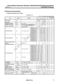 S-8358B60UA-NRTT2G Datasheet Page 13