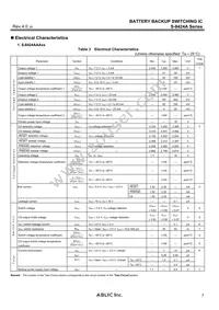 S-8424AAKFT-TB-G Datasheet Page 7